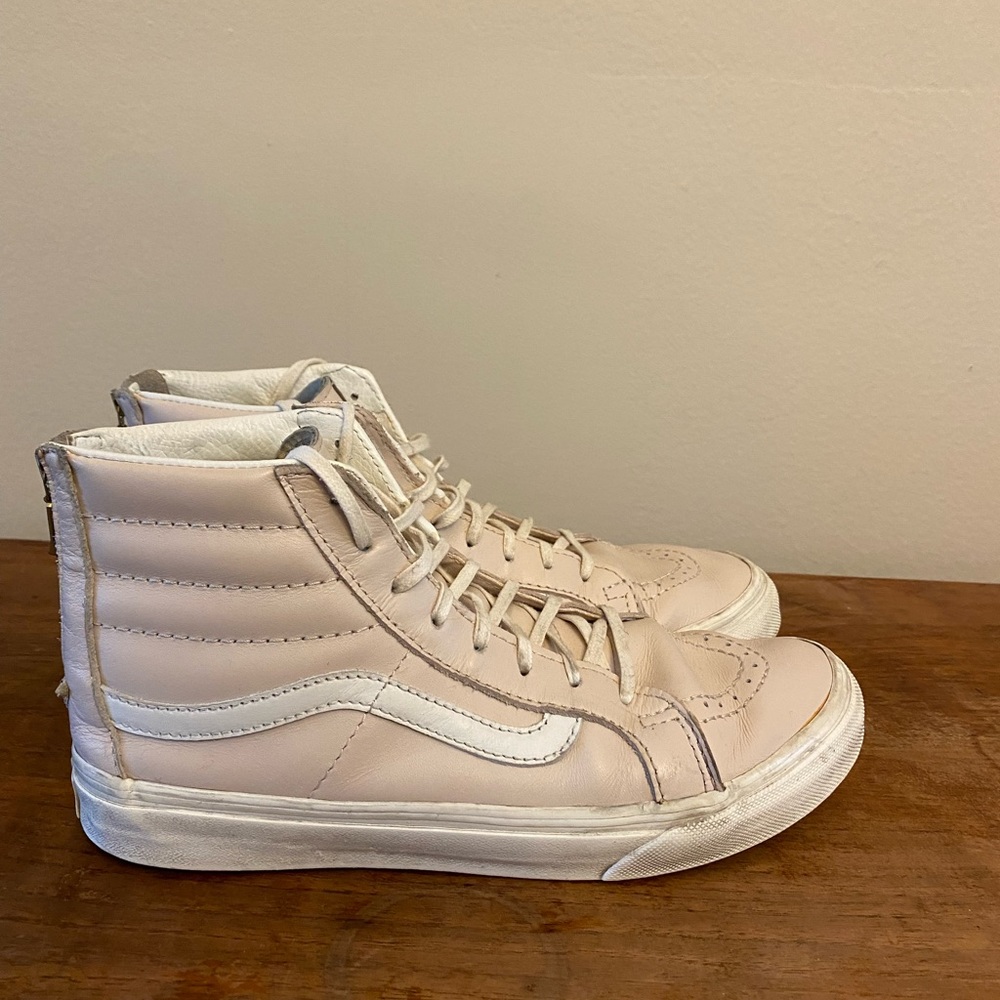 Vans + Madewell Leather Vans (size 8)